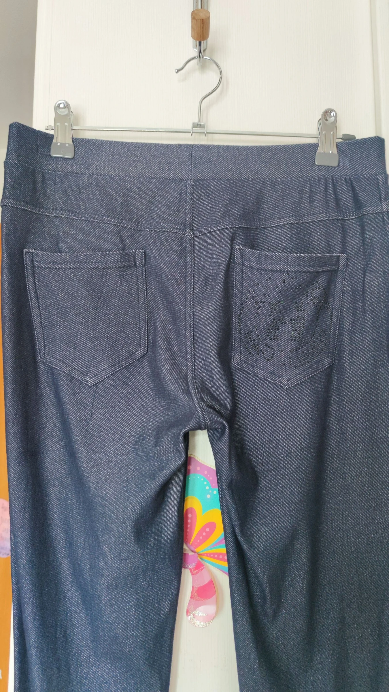 Leggings jeans elásticas femininas Vintage Tamanho P/36 – photo 10